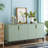 Storage Cabinet Sideboard Wooden Cabinet with Doors For Hallway, Living Room, Adjustable Shelf-1787799429