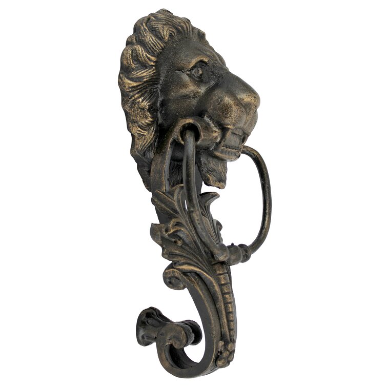 Design Toscano 10 Downing Street Lion Authentic Foundry Door Knocker by Des - 5
