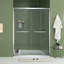 Porte coulissante de 60 po de largeur et 70 po de hauteur avec porte coulissante en aluminium et double poignée comme porte-serviettes