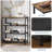 3/4/6-Tier Metal Shoe Rack, Stackable Organizer with Flexible Design & 9-36 Pair Capacity for Entryway, Closet & Bedroom