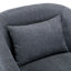 360-Degree Swivel Accent  Armchair Linen Blend-1479489375