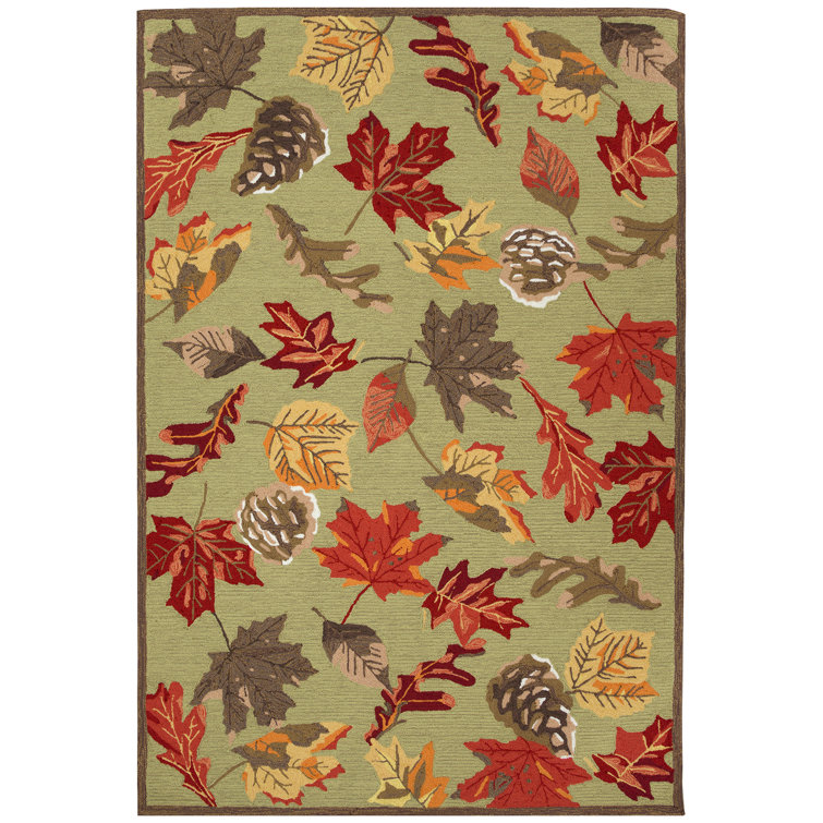 Consuello Hand Tufted Floral Indoor / Outdoor Rug