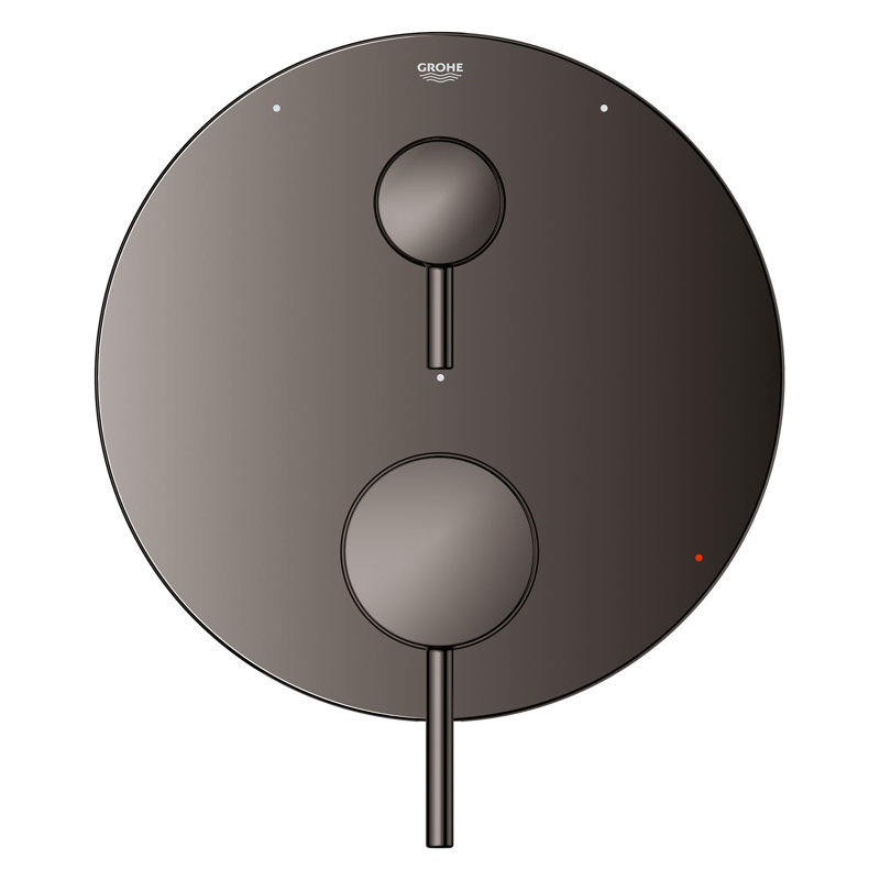 Timeless Pressure Balanced Shower Faucet with Rough-in Valve, Hard Graphite
