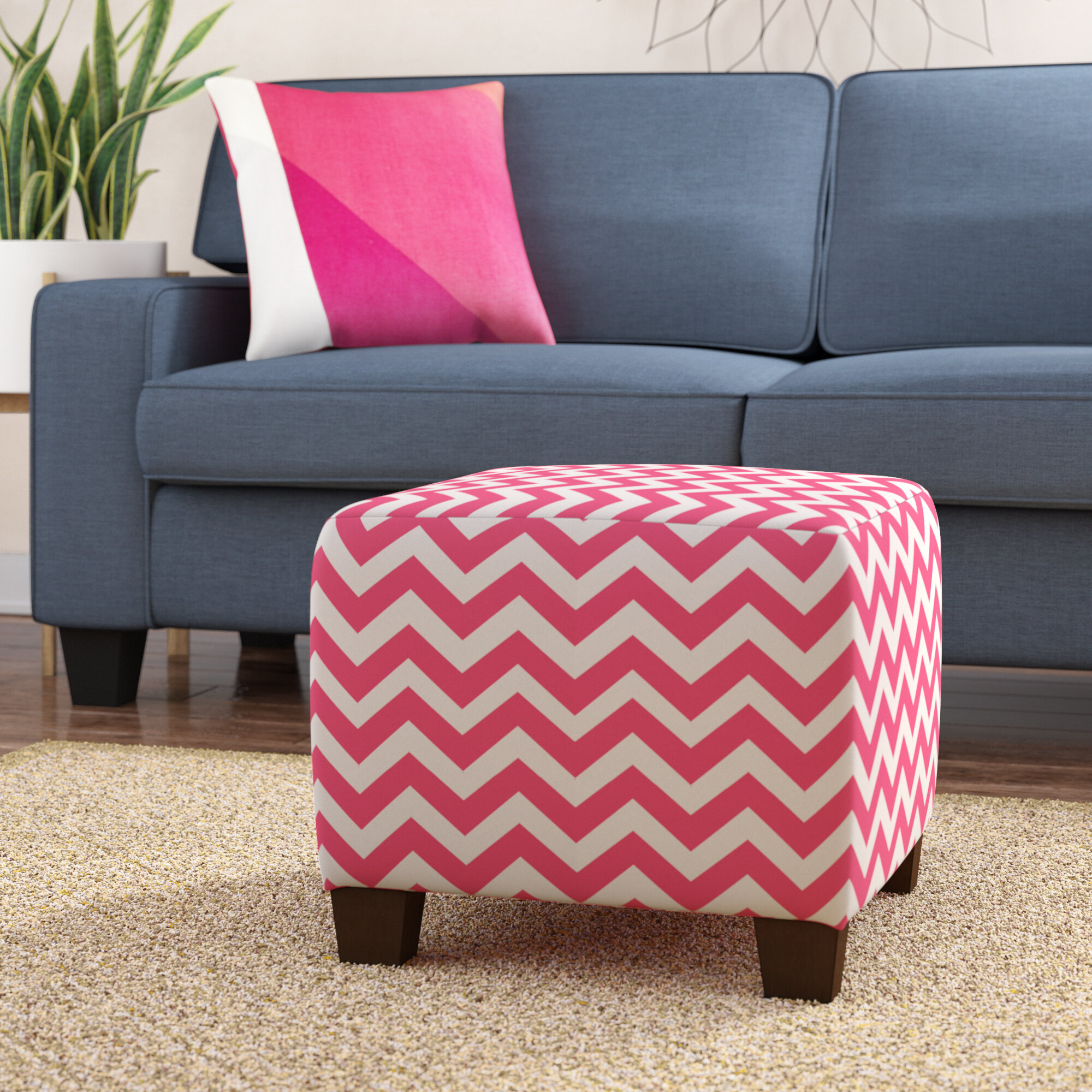 Wrought Studio Golla Upholstered Pouf & Reviews