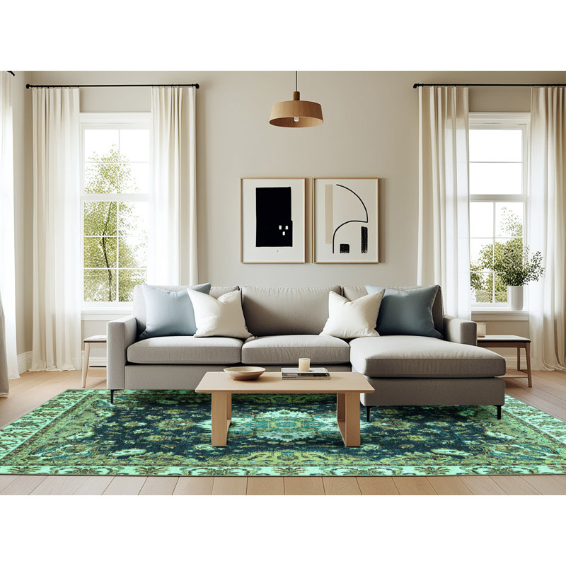 Kallel Oriental Indoor Rug, Rectangle 6' x 9'