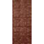 Wool Floral Area Rug in Rust
