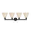 Barberio - 4 lumières - Abat-jour naturel - Éclairage pour meuble-lavabo-1503231121