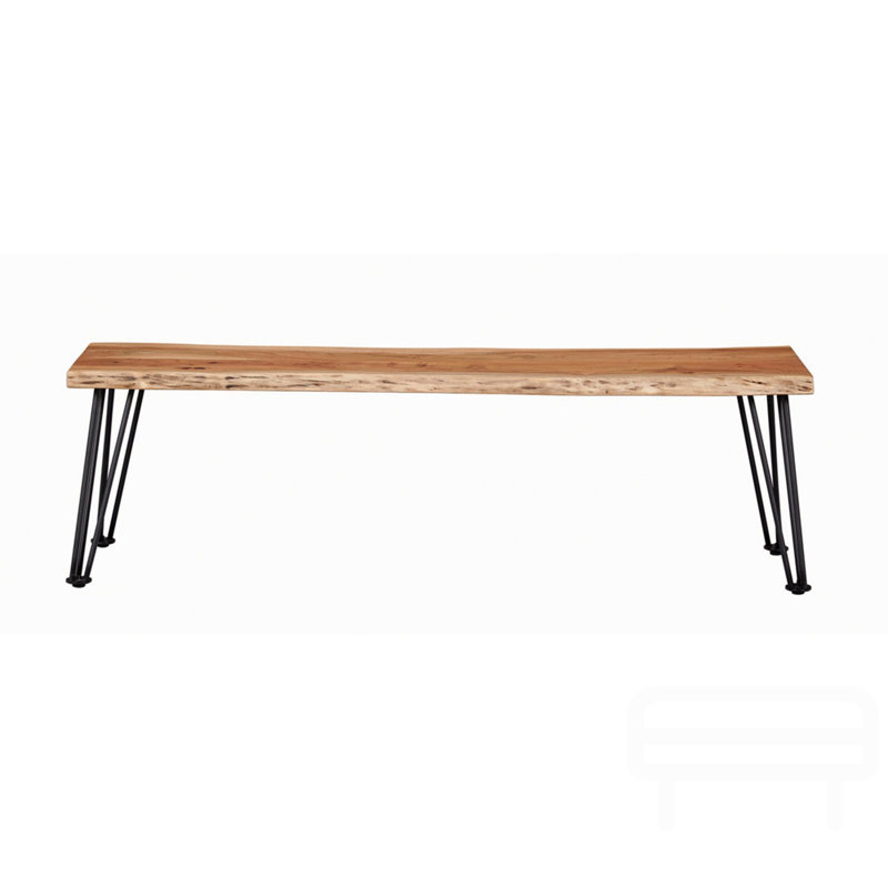 Banc de salle à manger en acacia