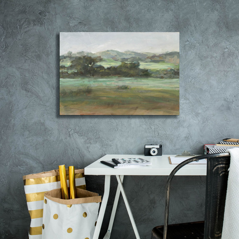 «Gentle Day Neutral» par Danhui Nai, art mural sur toile, H 18 po x l 26 po