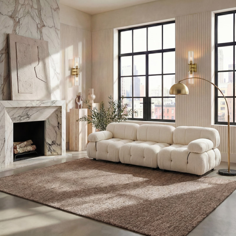 Abstract 468 Hand Tufted Wool Abstract Rug, 8'-0" X 10'-0" Rectangle