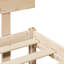 Vidaxl Bed Frame With Headboard Solid Pine Wood-113971106-113971118