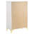 Karena White Rectangular 5-Drawer Chest-637621676