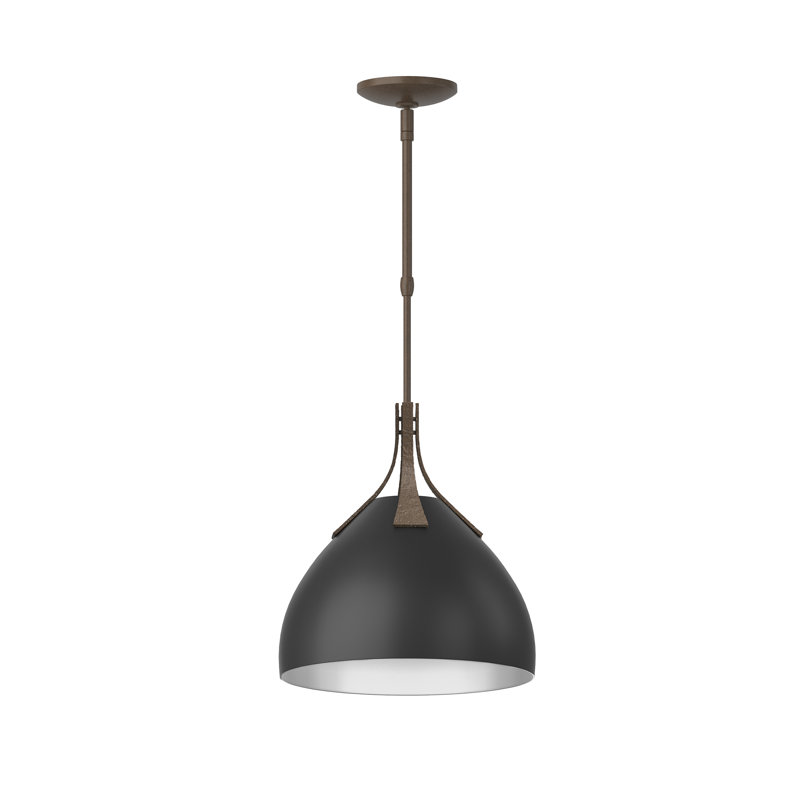 Summit 1 - Light Single Dome Pendant, Black, Bronze