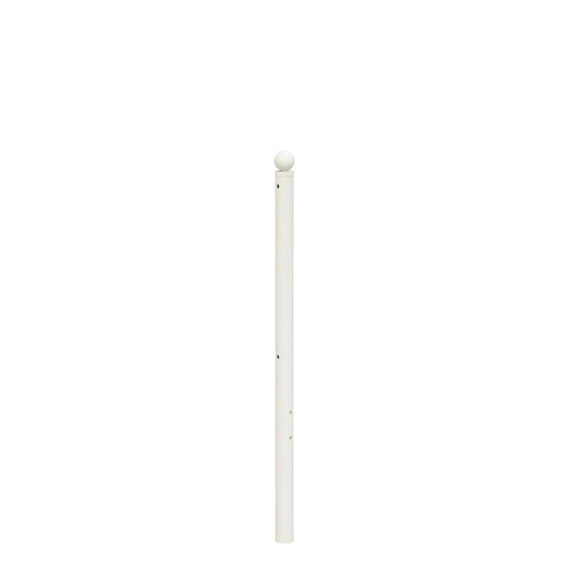 Full Size White Metal Bed Frame With Unique Flower System, Headboard Included, No Box Spring Needed Of Size, Easy Assembly, Fits 8 - Inch Mattress, Required