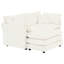 Chenille avec miroir - élément réfléchissant 2 places en forme de L, blanc, structure en bois massif, éponge, fauteuil-858911247