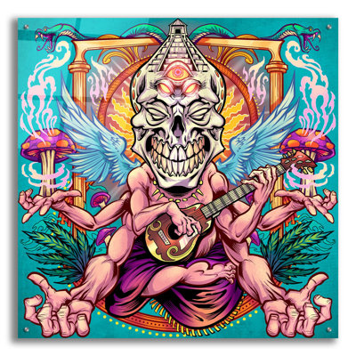 «Psyk-Out», impression sur plastique / acrylique par Flyland Designs Print