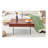 Square Coffee Table With Glass Legs