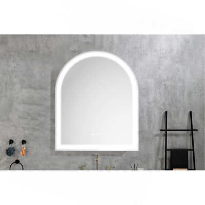 Miroir de salle de bain mural sophistiqué avec fonctions avancées pour des salles de bain élégantes