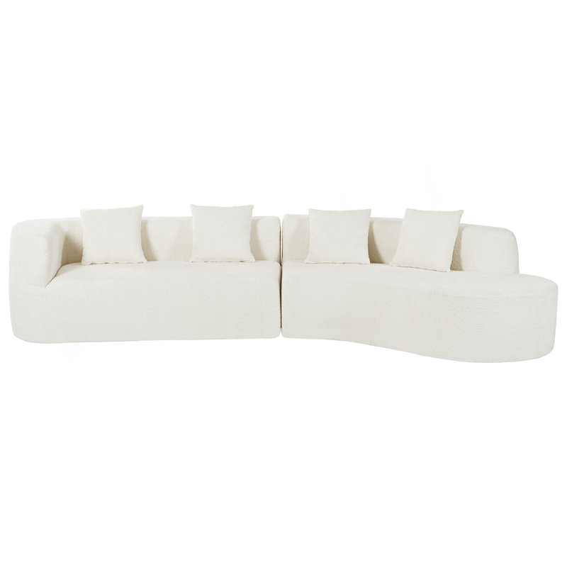 Canapé modulaire Boneless, Chenille beige