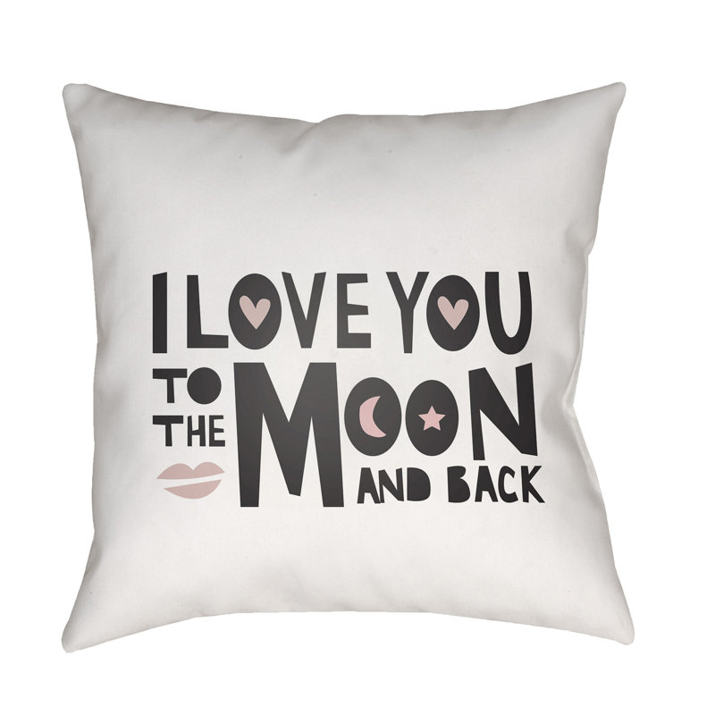  Indoor/Outdoor Throw Pillow, 18" H x 18" W x 4" D, Black