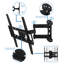 Full Motion TV Wall Mount Corner Bracket | Extending Arm Articulating Fits 26 - 55 in. TVs