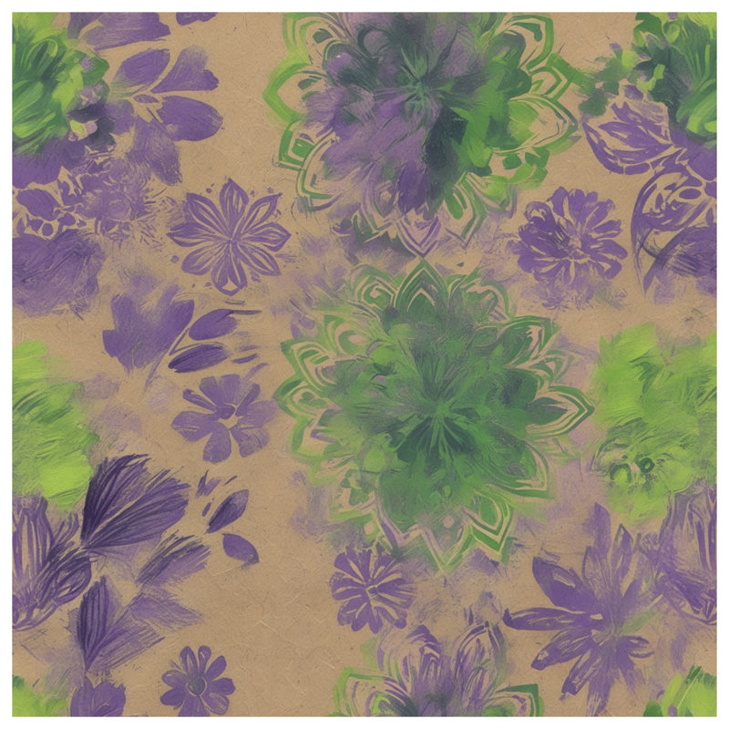 Tapis de bain Mandala, L 34 po x L 21 po