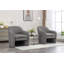 Fauteuil d'appoint rembourré en tissu Bripapa Sherpa-1348781403