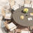 8 - Person Outdoor Dining Set With Cushioned Swivel Woven Rattan Chairs-1196981884