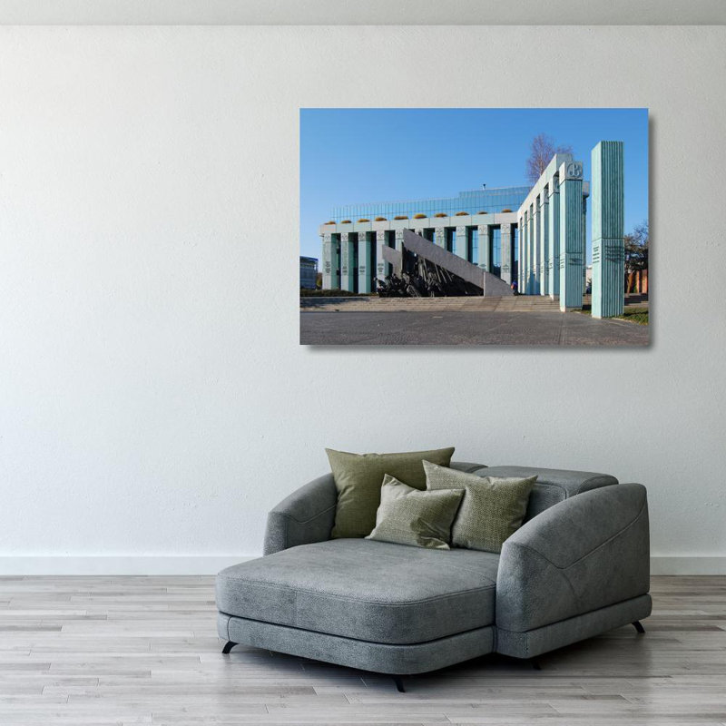 Warsaw Uprising Monument, 27" H x 40" W