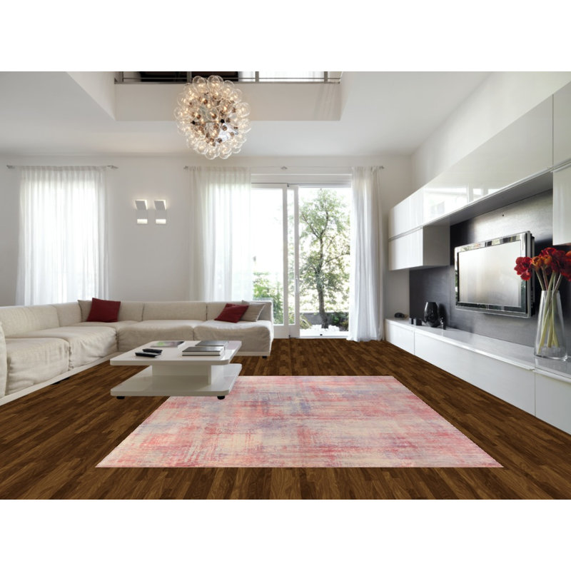 Tapis indien coloré en laine