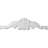 9.75'' H x 36.75'' W x 1.38'' D Urethane Onlay Scroll