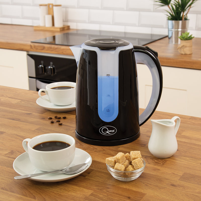 Quest 1.7L Plastic Electric Tea Kettle