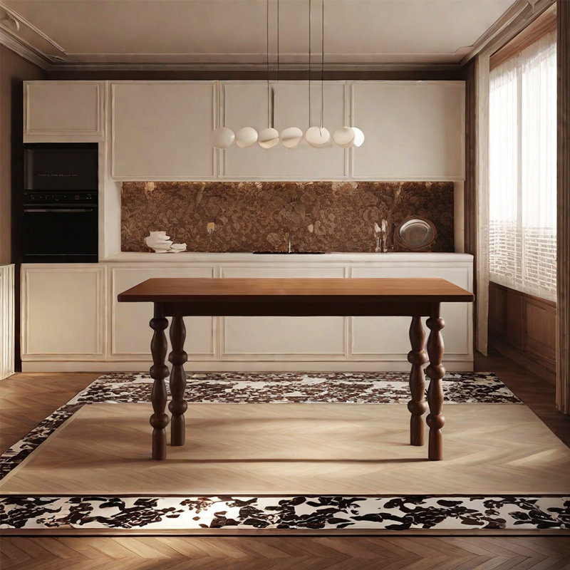 Table de salle à manger l 31,49 po Thameena, H 29,52 po x L 70,86 po x l 31,49 po