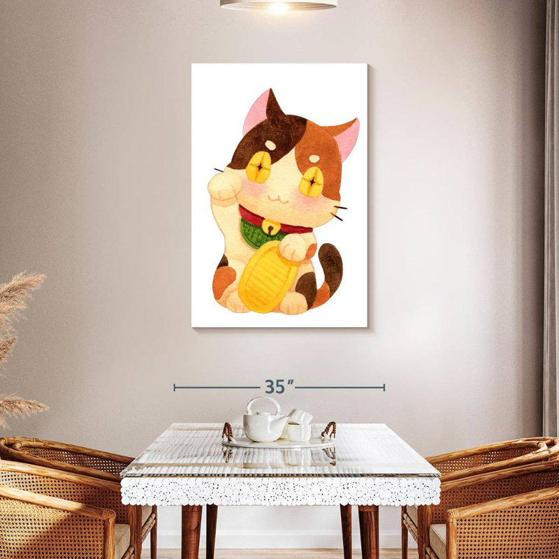 Brampt Chinese Cat, 45" H x 30" W