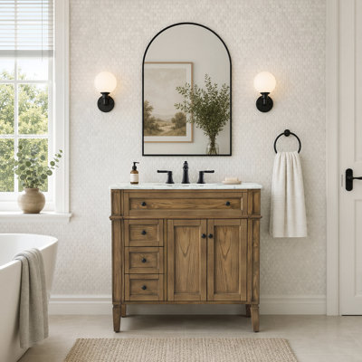 Meuble-lavabo simple l 36 po x P 22 po x H 35 po Rivers