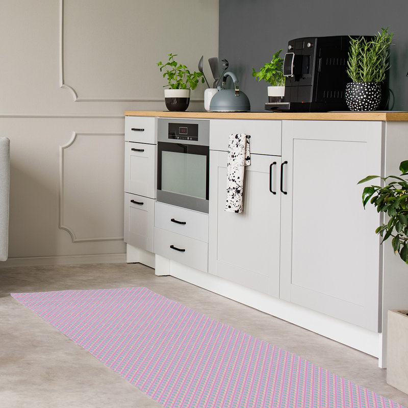 Chenille Geometric Indoor Rug, Runner 2'6" x 8'