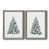 Toile avec cadre gris