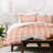 Colour Poems Gingham Rose Duvet Cover Set