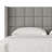 Linen Platform Wingback Bed -223115519-223115517