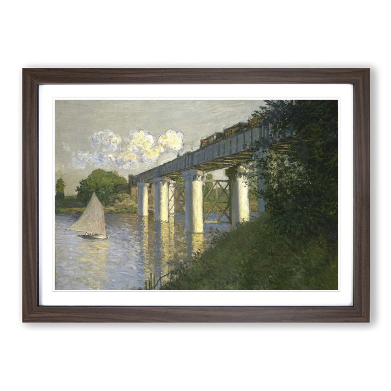 Claude Monet - Single Picture Frame Painting, Walnut