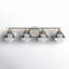 Kyoto 4 Light Seeded Dimmable Vanity Light