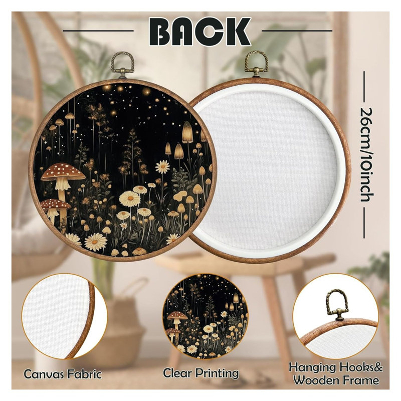 Boho Mushroom Wall Art