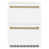 White Matte/Champagne Bronze selected