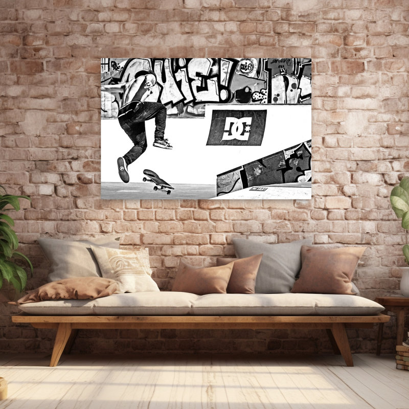 Art contemporain contemporain abstrait, H 40 po x l 60 po