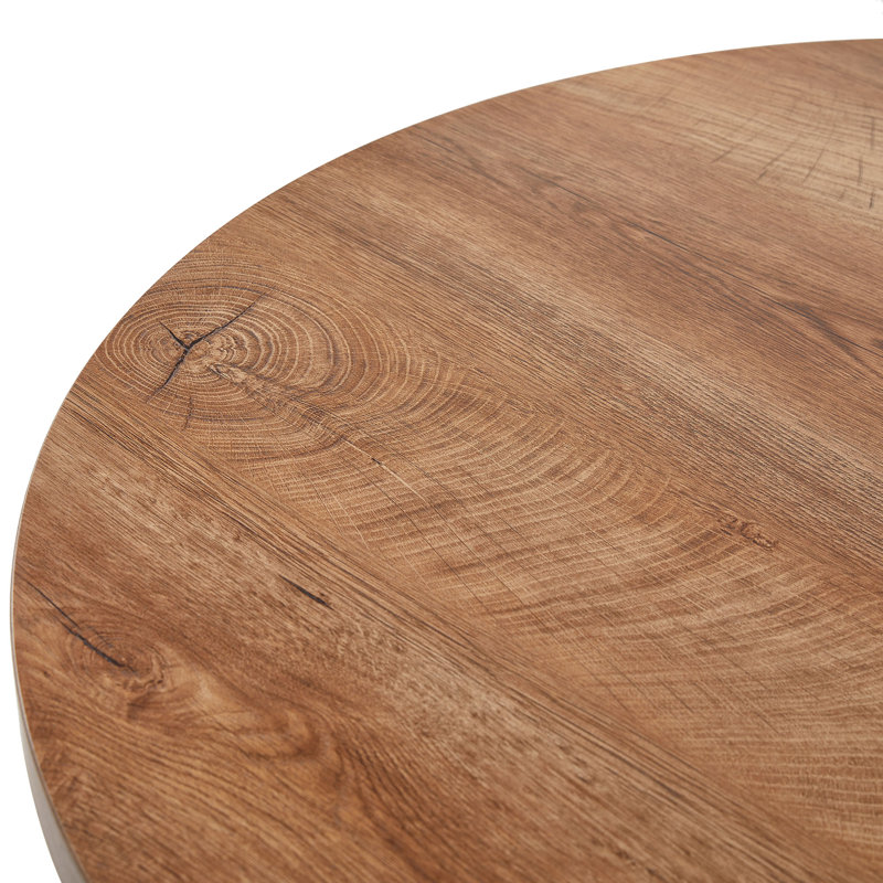 Round Metal Base Dining Table