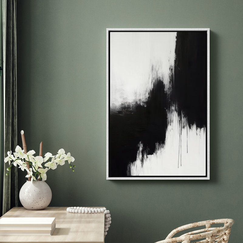 Art mural encadré, rétro, antique et classique pour chambre à coucher - 24 po x 36 po, H 36 po x l 24 po, Blanc