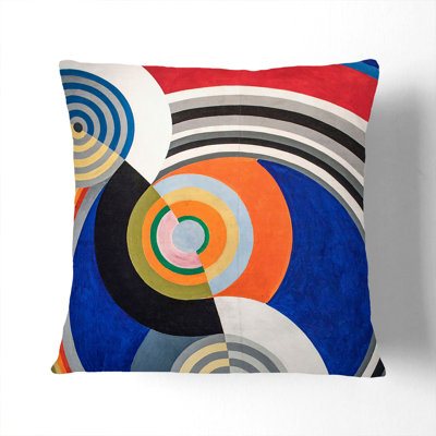 Geometric Square Cushion
