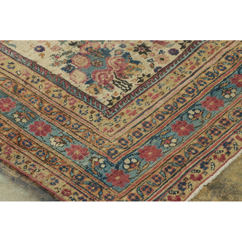 Antique One-of-a-Kind 5'0X12'0 Hand Knotted Area Rug