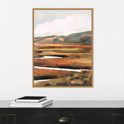 «Mountain Field II», reproduction encadrée sur toile par Victoria Borges