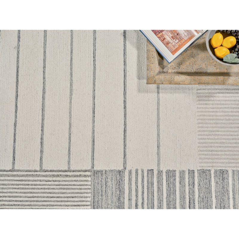 Castine Handmade Geometric Area Rug, Rectangle 10' x 14'